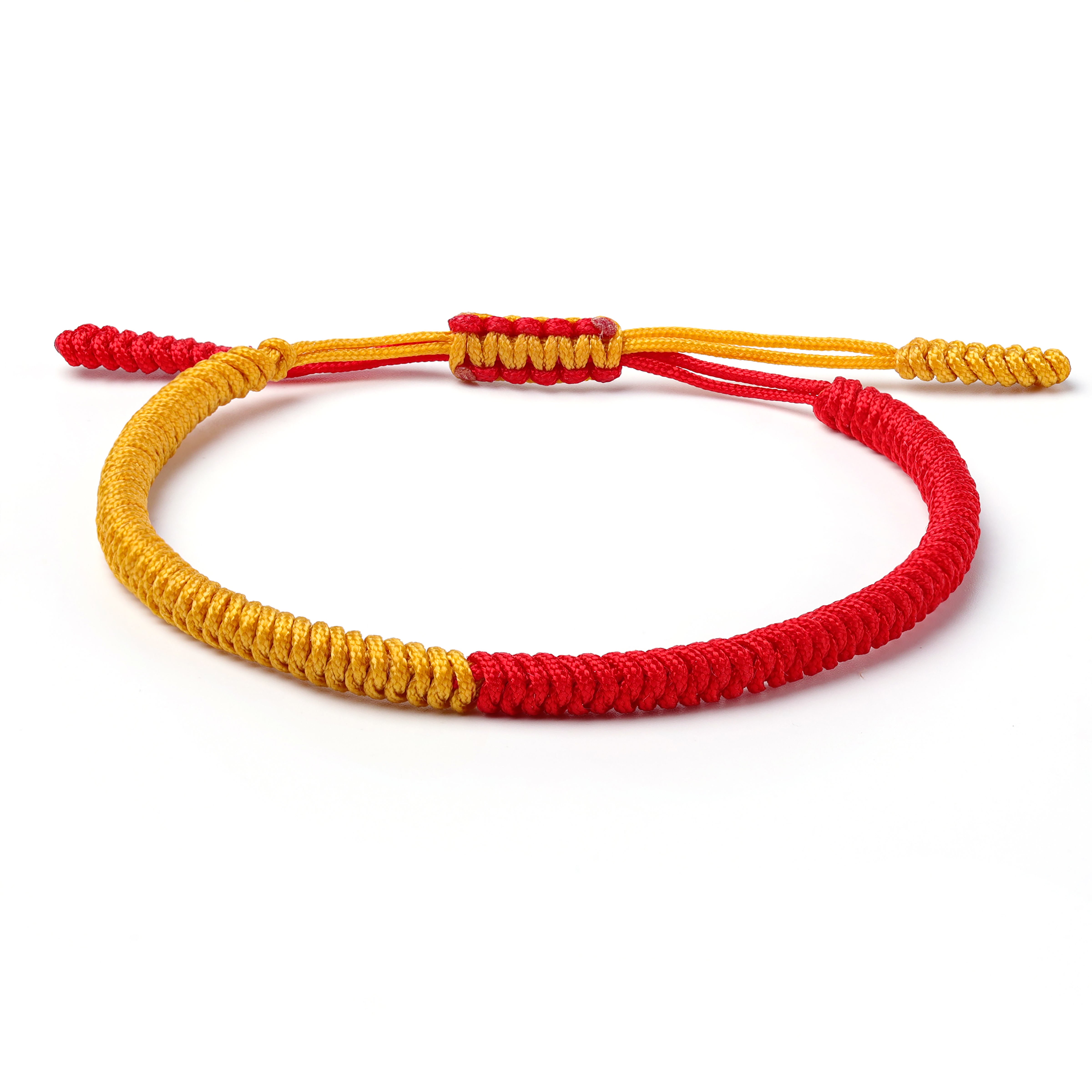 RESISTENCIA - Pulsera de nudos budistas de la suerte hecho a mano