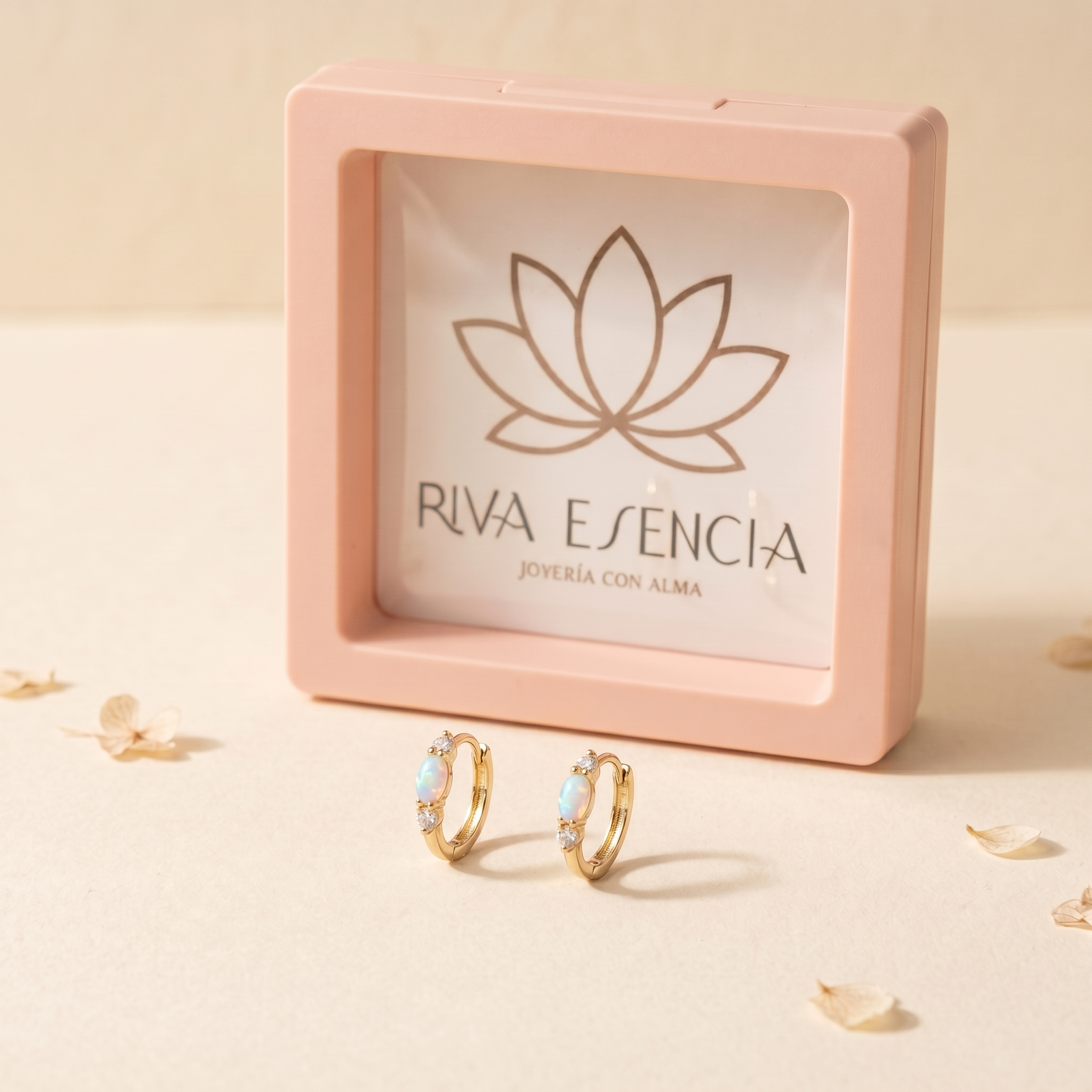 Pendientes Elara Bañados en Oro