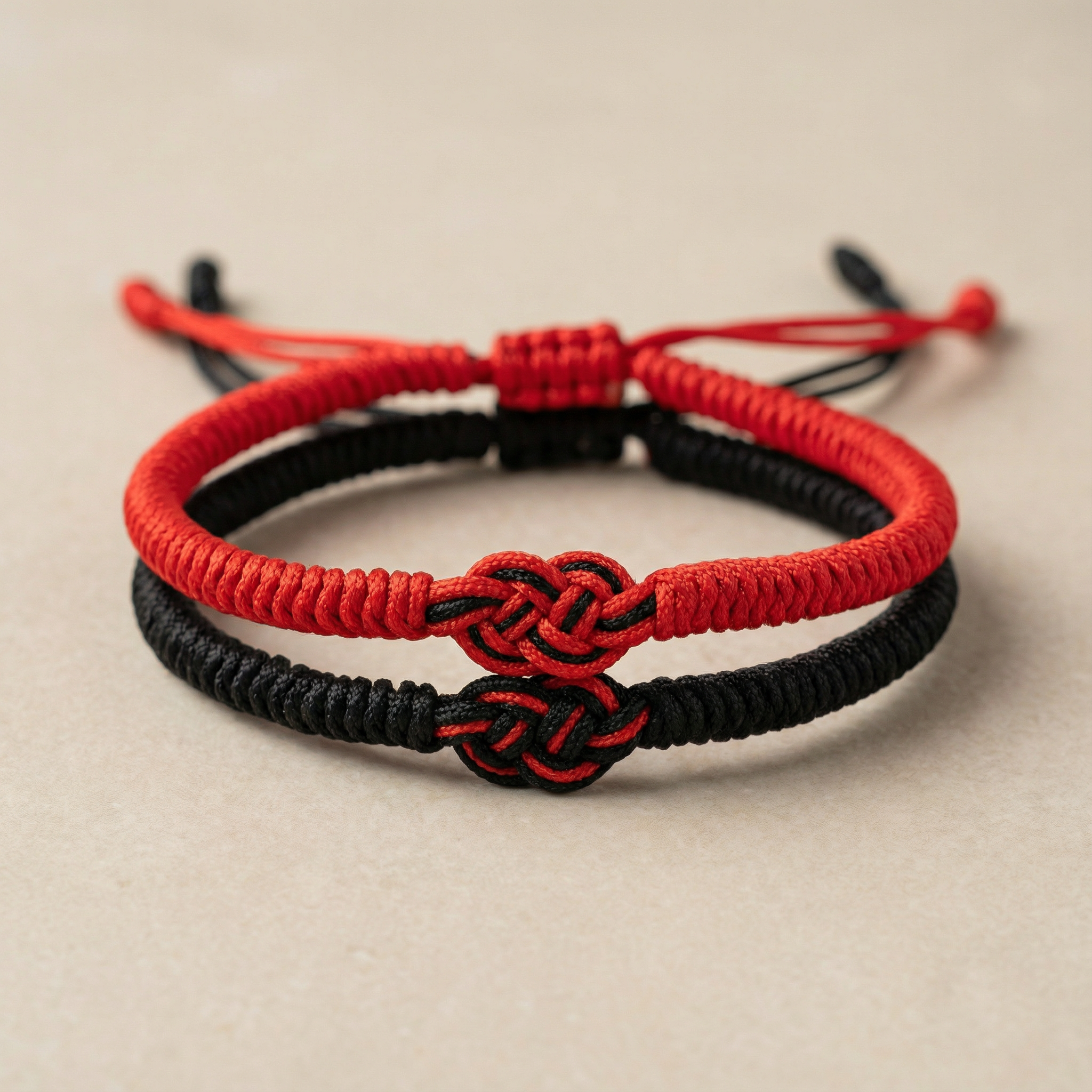 ARMONÍA - Pulseras de nudos budistas de la suerte