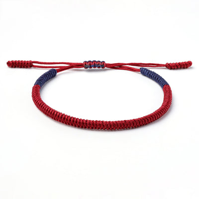 Buddhistische Leidenschaft Glück Knoten Armband