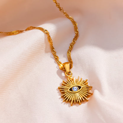 Colgante Sol de Ojo Turco