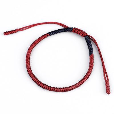 Buddhistische Leidenschaft Glück Knoten Armband