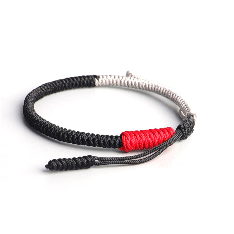 KARMA - Pulsera de nudos budistas de la suerte hecho a mano