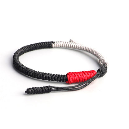 KARMA - Pulsera de nudos budistas de la suerte hecho a mano