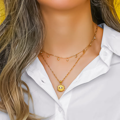 Colgante Sol de Ojo Turco