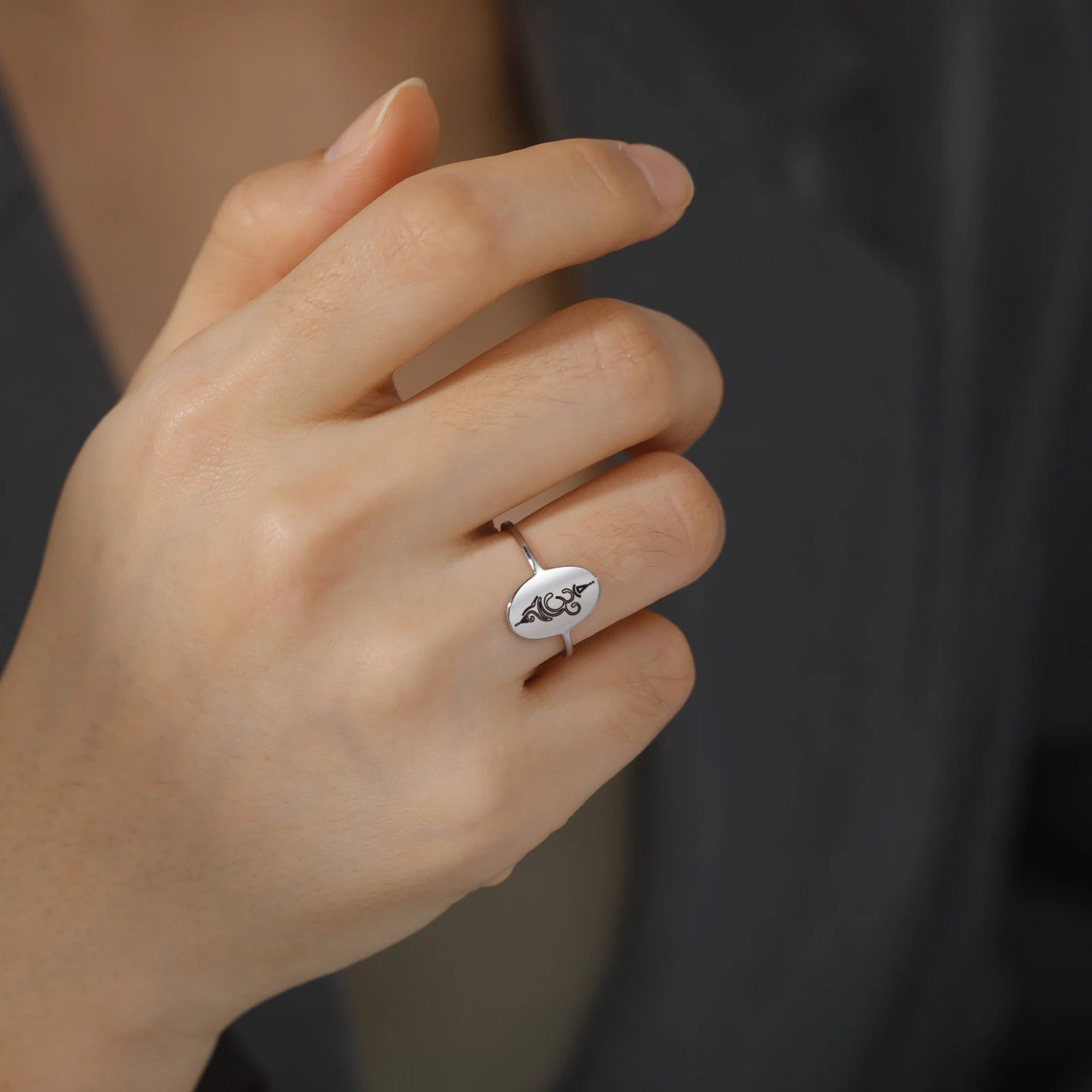 NEMESIS-RING · Edelstahl