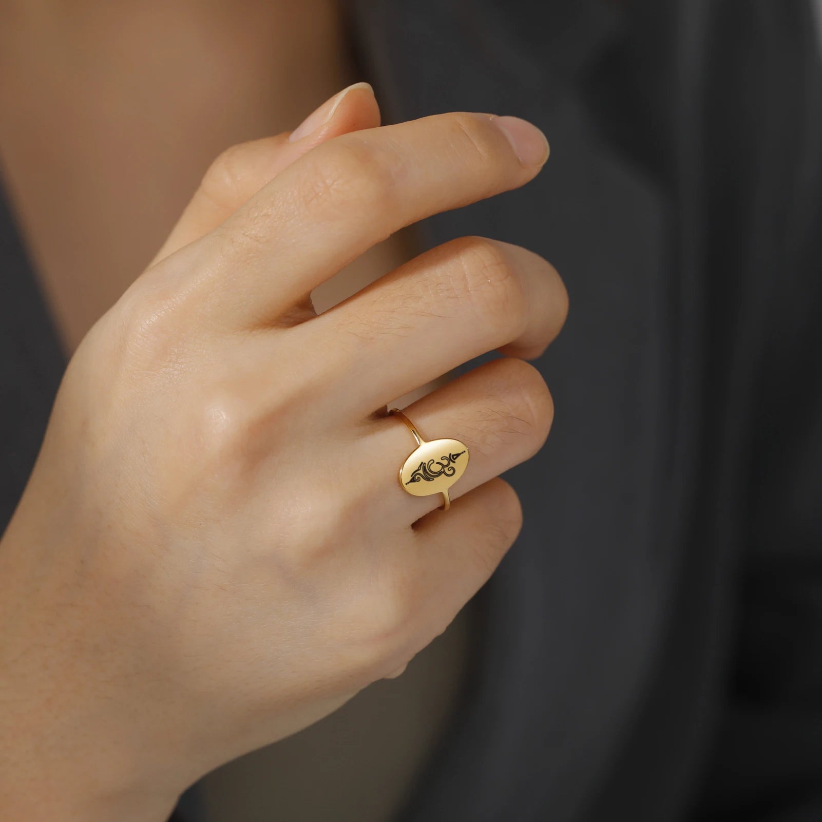 NEMESIS-RING · Edelstahl