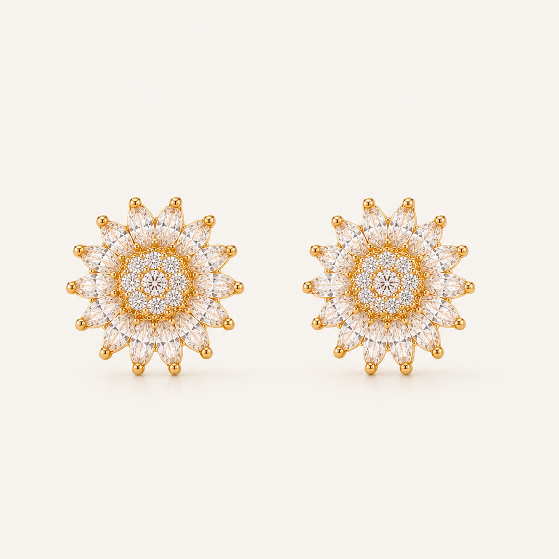 Pendientes Girasol Calma Giratorios