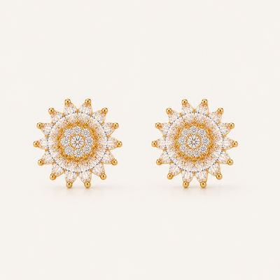 Pendientes Girasol Calma Giratorios