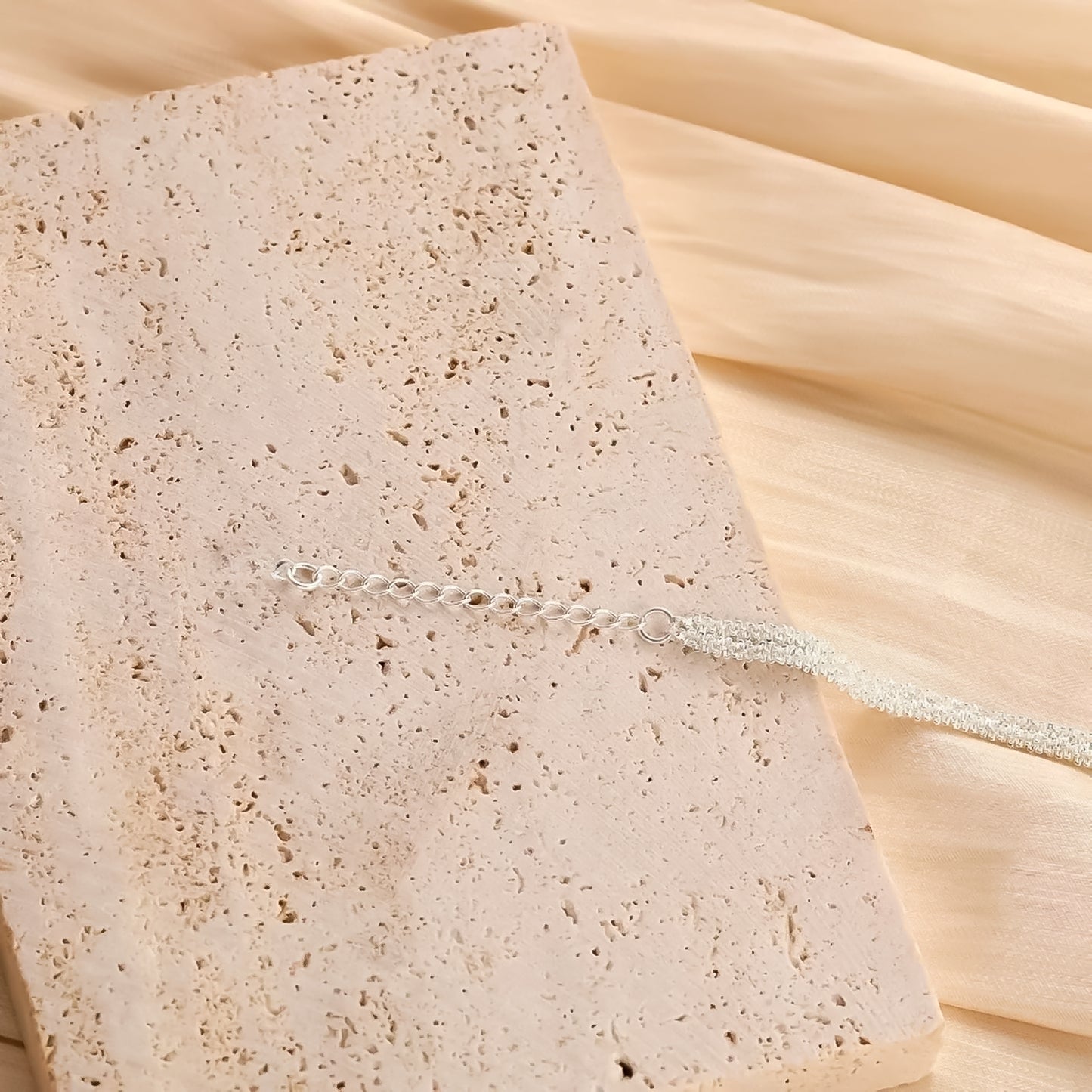 Tobillera Minimalista Doble Cadena | Tobillera Elegante Resistente y Atemporal (2x1)