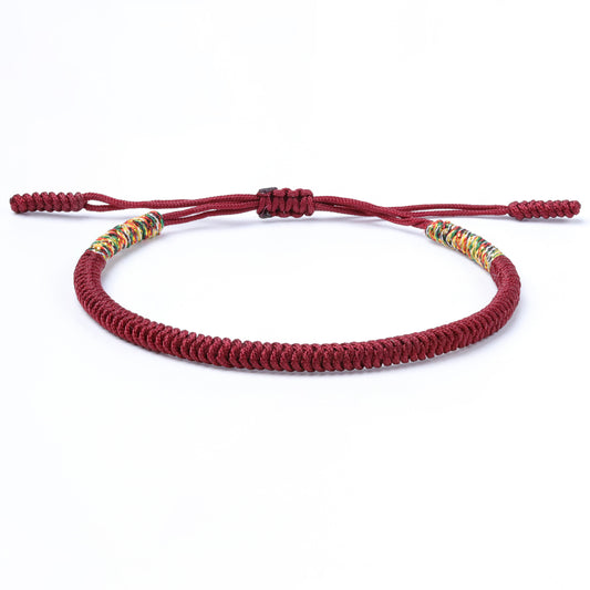 GRATITUD - Pulsera de nudos budistas de la suerte hecho a mano