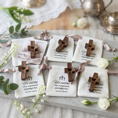 Cruces de Madera Personalizadas en Pack | Para regalar y compartir