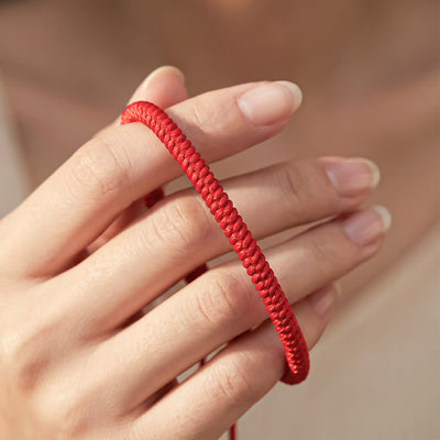 LUCK - Handmade Lucky Buddhist Knot Bracelet 