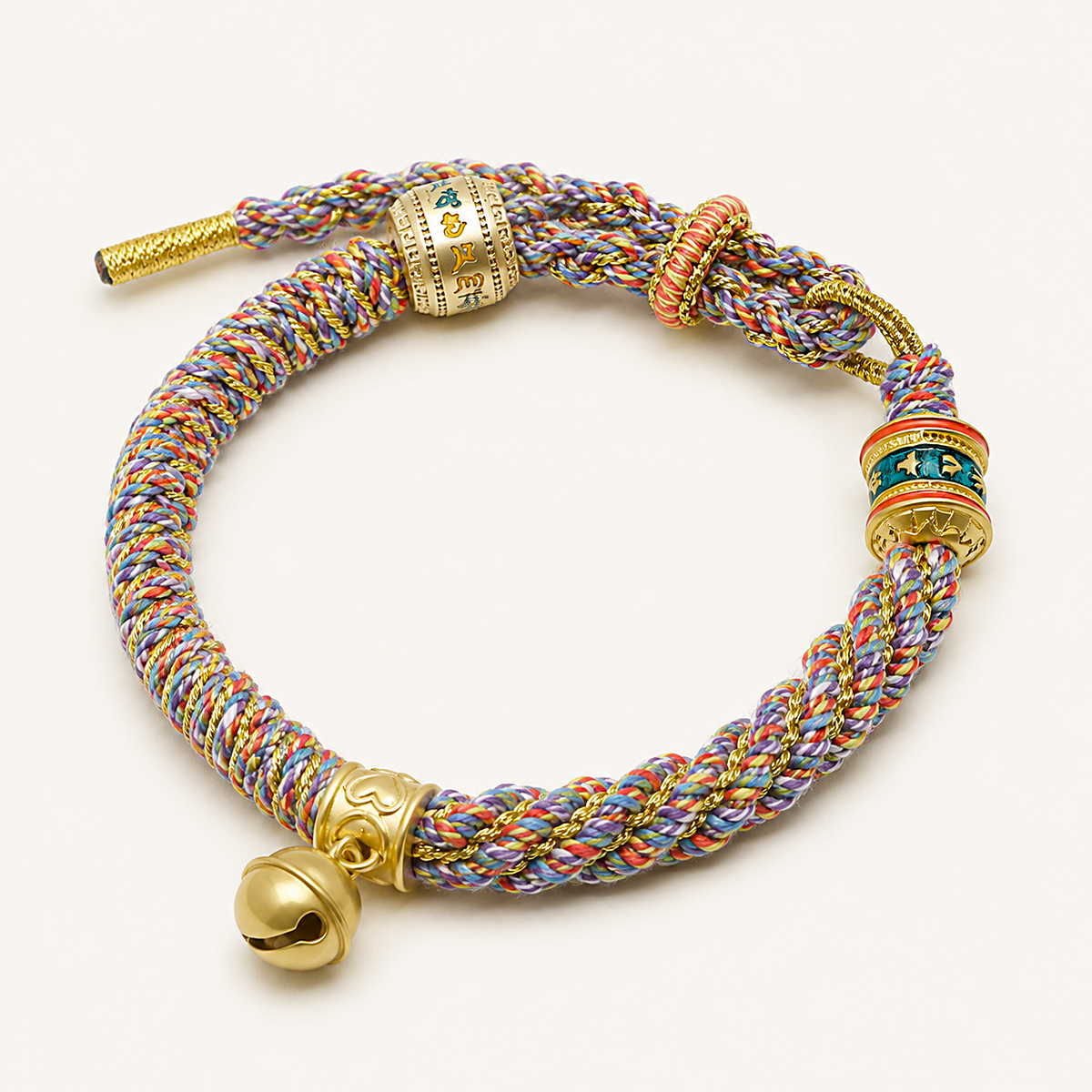 Bracelet bouddhiste Tibétain fait main avec des graines de bodhi sculpté à la main, style, super mince