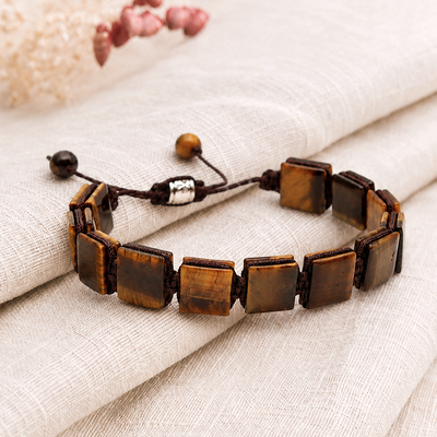 Tiger's Eye Shamballa Bracelet