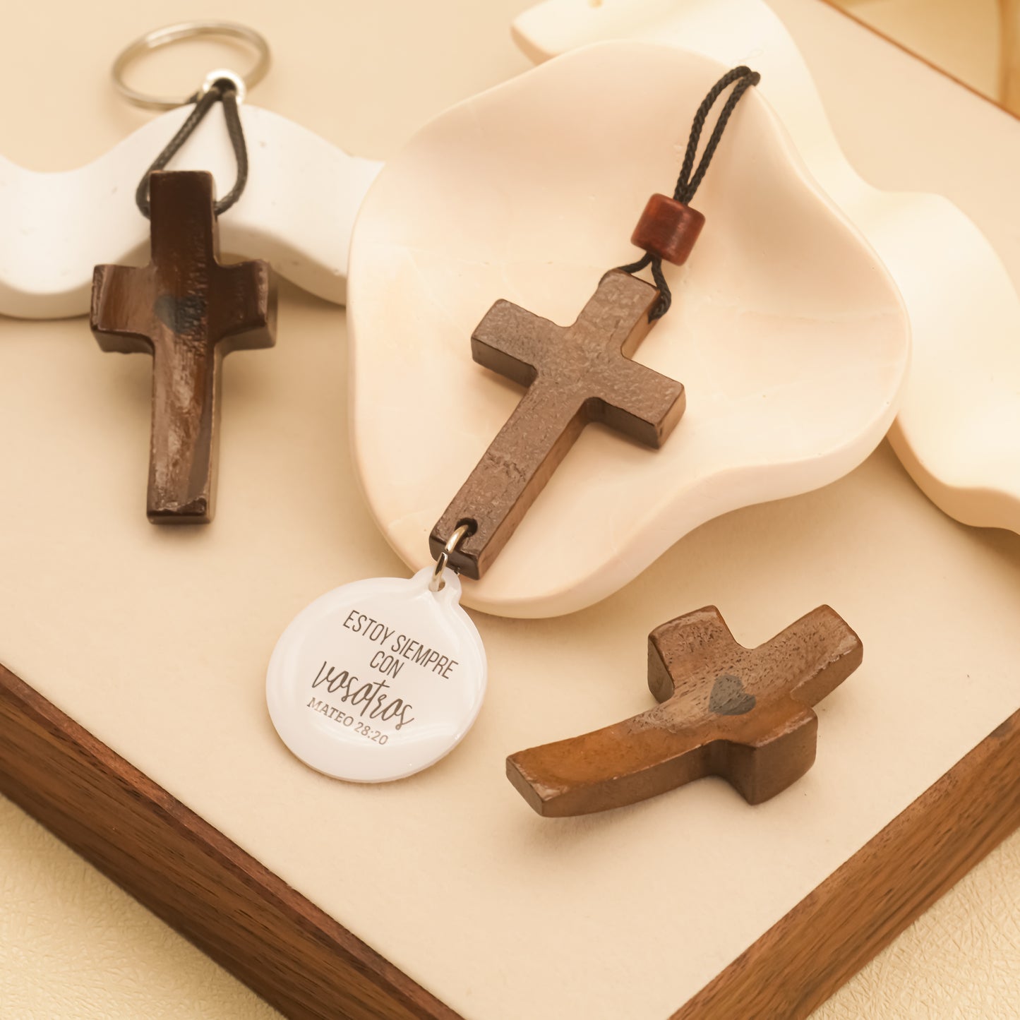 Pack de Fe y Conexión | Llavero, Coche y Mano | Lleva Tu Luz a Todas Partes.