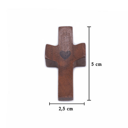 Set 1 Cruz de Madera + 1 Llavero cruz | Símbolo de Fe  | Amor y Protección en tu Mano