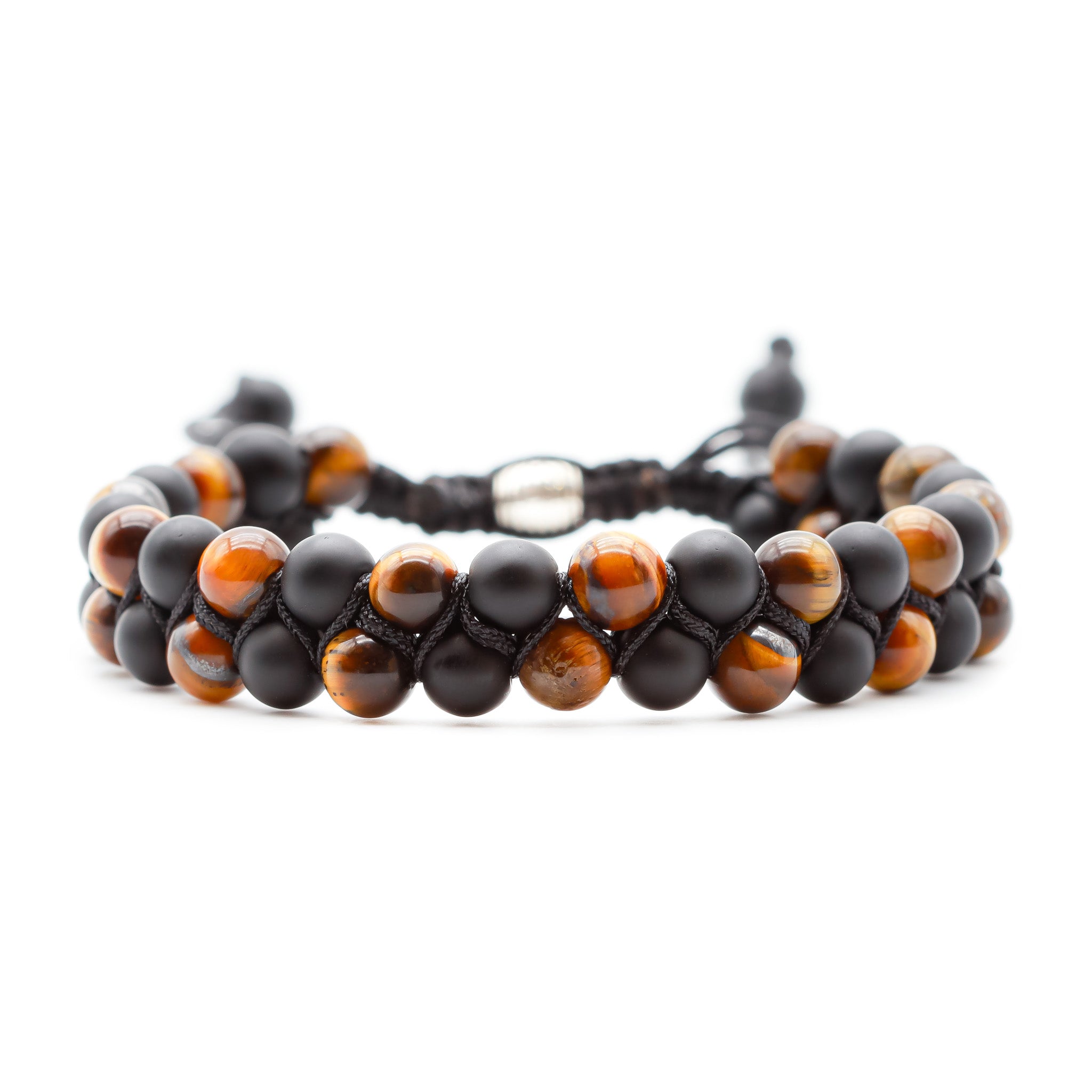 PULSERA OJO DE TIGRE CON ÓNIX