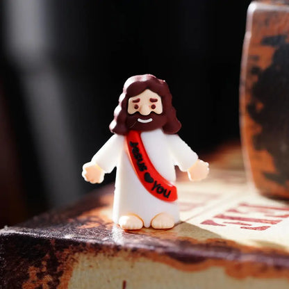 Mini Figuras de Jesús | Decoración Cristiana | Recuerdos Bautizo, Comunión y Confirmación