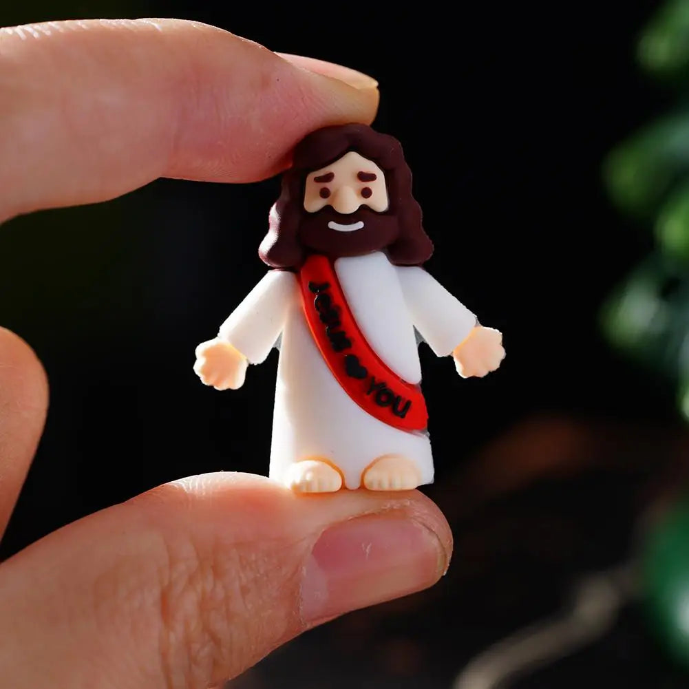 Mini Figuras de Jesús | Decoración Cristiana | Recuerdos Bautizo, Comunión y Confirmación