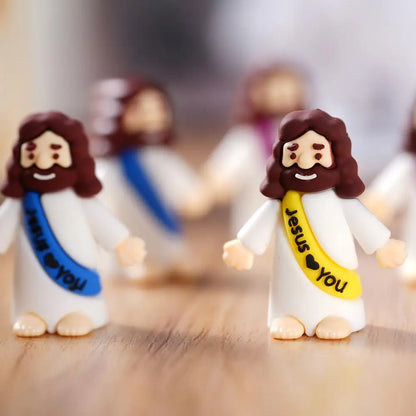 Mini Figuras de Jesús | Decoración Cristiana | Recuerdos Bautizo, Comunión y Confirmación