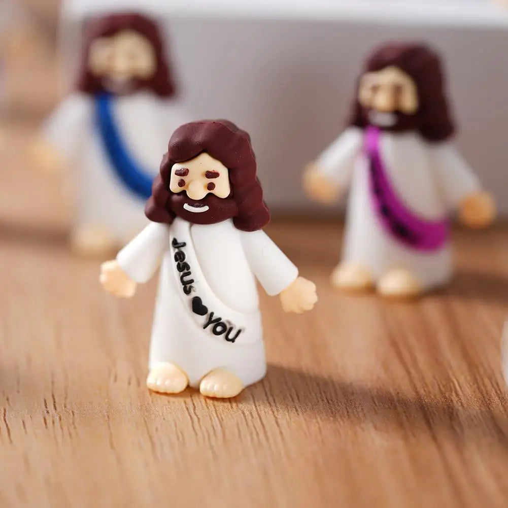 Mini Figuras de Jesús | Decoración Cristiana | Recuerdos Bautizo, Comunión y Confirmación