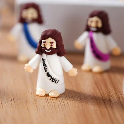 Mini Figuras de Jesús | Decoración Cristiana | Recuerdos Bautizo, Comunión y Confirmación