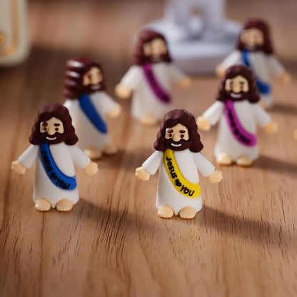 Mini Figuras de Jesús | Decoración Cristiana | Recuerdos Bautizo, Comunión y Confirmación