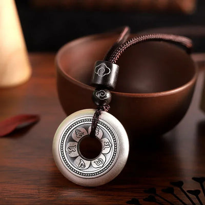 OM MANI PADME HUM ANHÄNGER TIBETISCHER TALISMAN ANHÄNGER