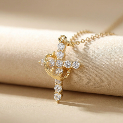 Sonnenamulett-Halsband mit natürlichem Aventurinstein, plattiert mit 18 Karat Gold 