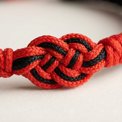 HARMONY - Set of handmade Buddhist Lucky Knot Bracelets