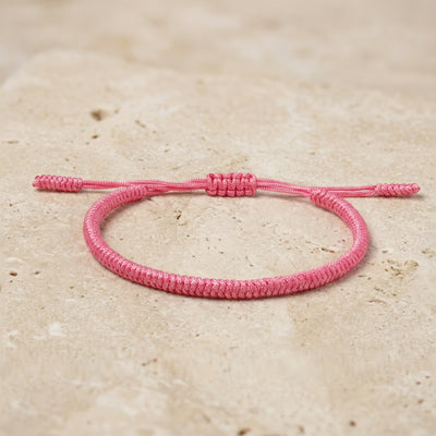 LUCK - Handmade Lucky Buddhist Knot Bracelet 