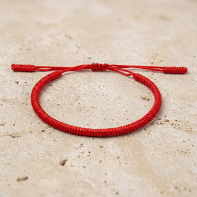 LUCK - Handmade Lucky Buddhist Knot Bracelet 
