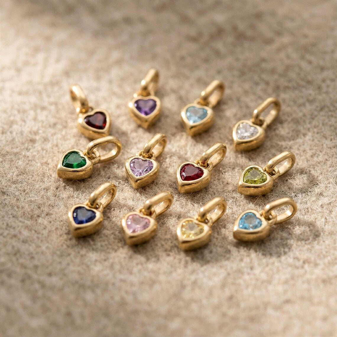 Custom Initial, Name, and Birthstone Pendant