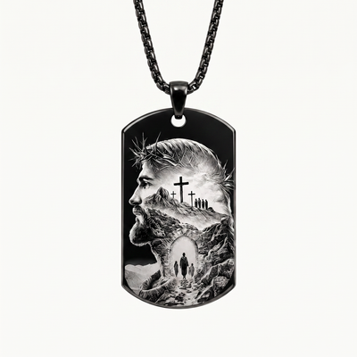 Custom Spiritual Design Plate Pendant